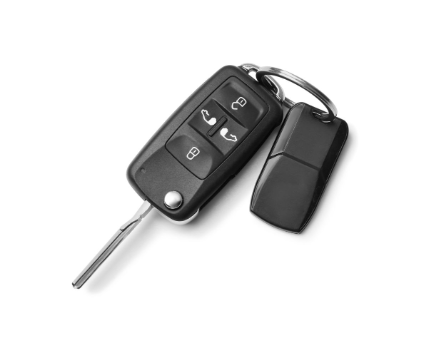 A set of car keys