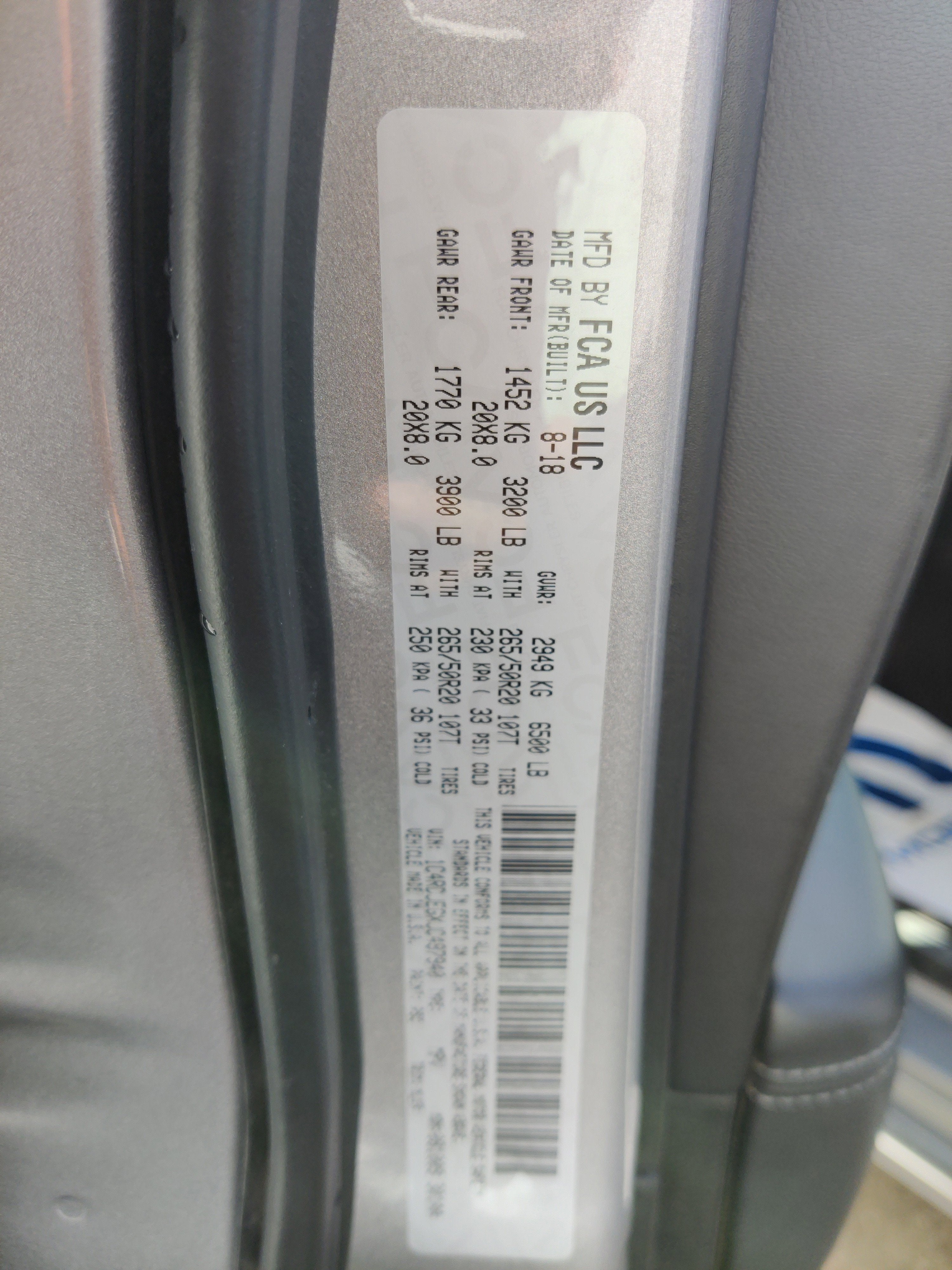 2018 Dodge Durango Citadel Anodized Platinum AWD