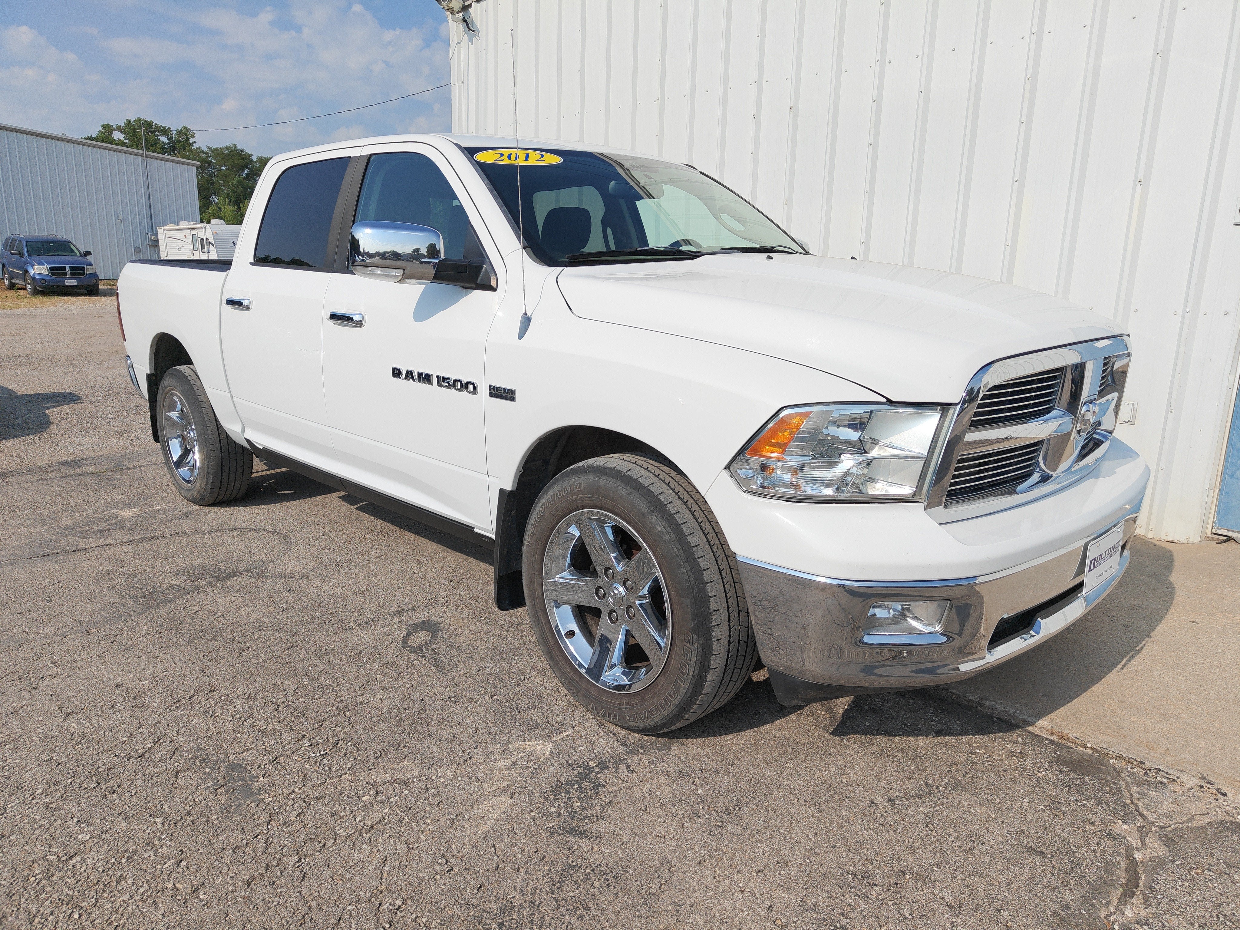 Used 2012 RAM Ram 1500 Pickup SLT with VIN 1C6RD7LT5CS344918 for sale in Council Grove, KS
