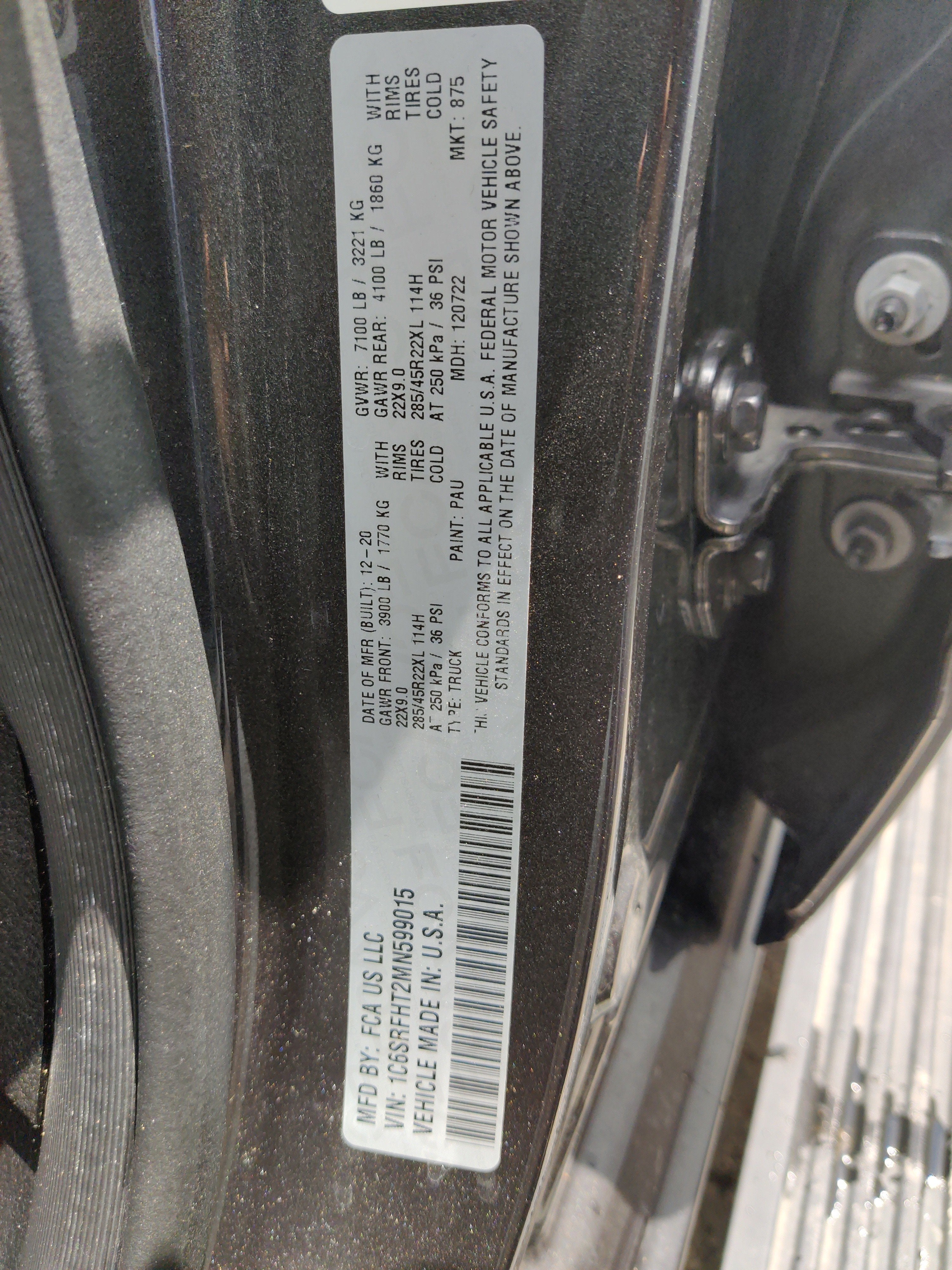 2021 RAM 1500 Limited Crew Cab 4x4 5'7' Box