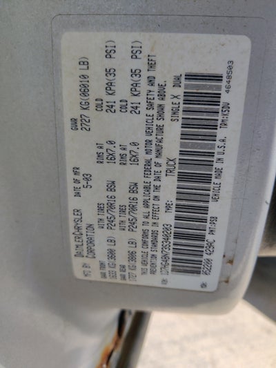 2003 Dodge Dakota SLT