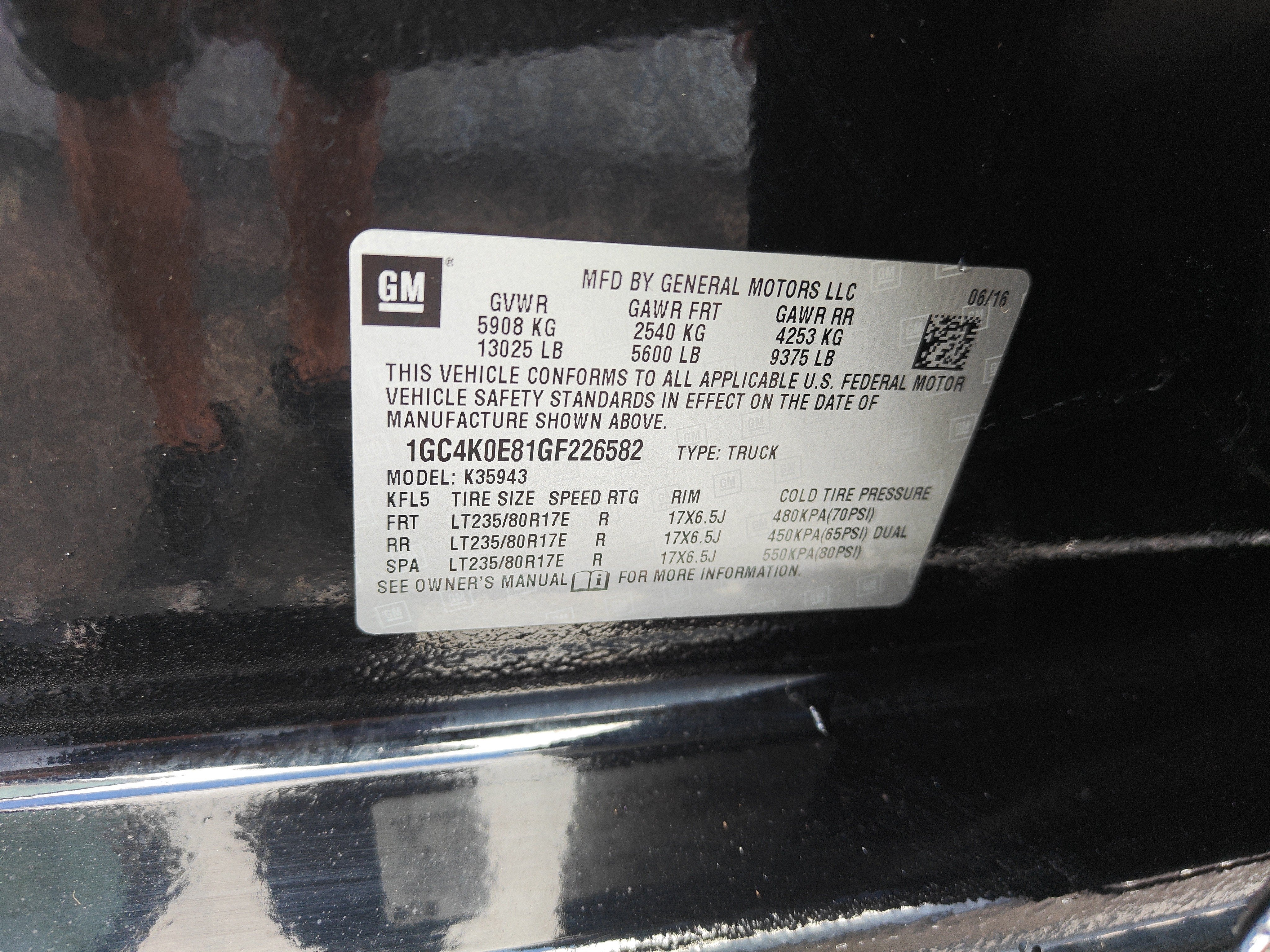2016 Chevrolet Silverado 3500HD LTZ