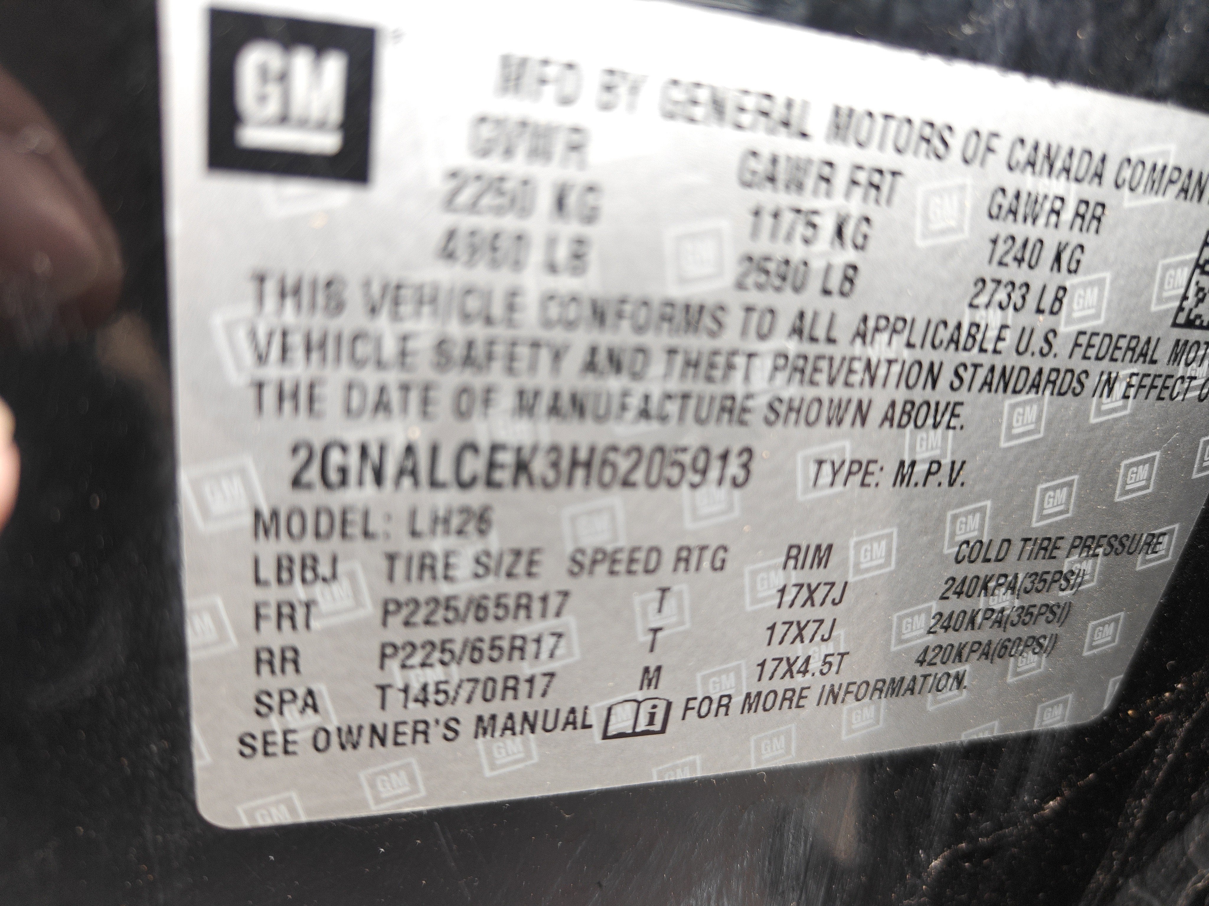 2017 Chevrolet Equinox LT