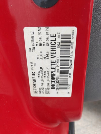 2008 Dodge Ram 4500 HD Chassis ST/SLT/Laramie